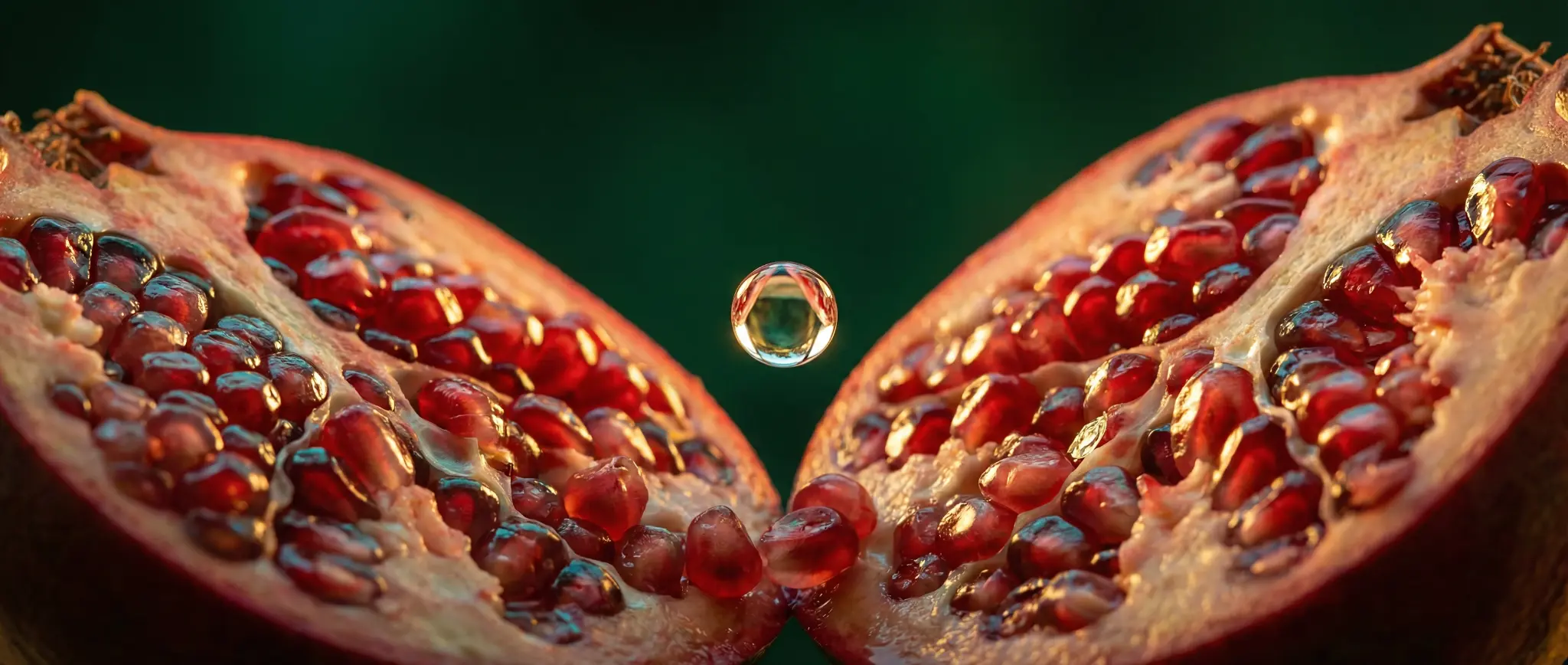 رمان نَضارة في لقطة توقيع للهوية البصرية | Nadhara signature pomegranate brand shot